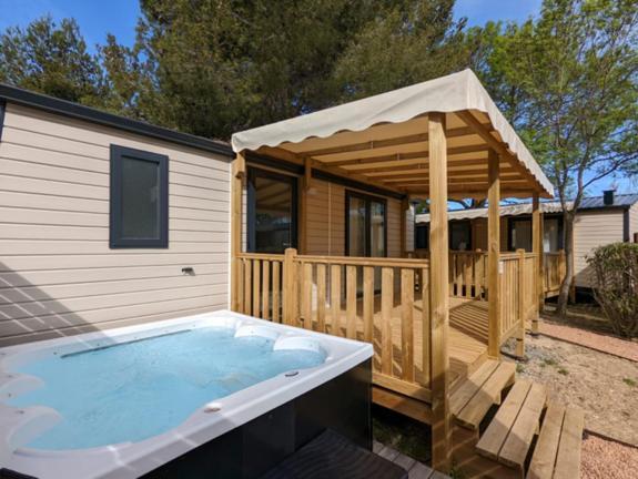 Hotel Camping Le Rochetaillee Grandes Sables Exterior foto